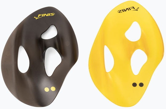 Finis Iso Schwimmhandpaddel Gelb Schwarz Größe L