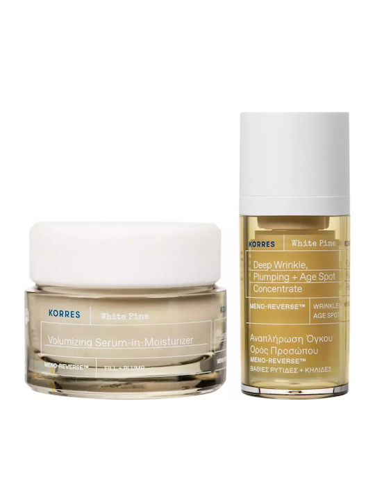 Korres 2-Step Meno Reverse Hautpflegeset für Anti-Aging & Feuchtigkeitsspendend 2Stück