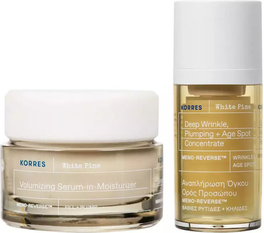 Korres 2-Step Meno Reverse Σετ Περιποίησης για Αντιγήρανση & Ενυδάτωση 2τμχ