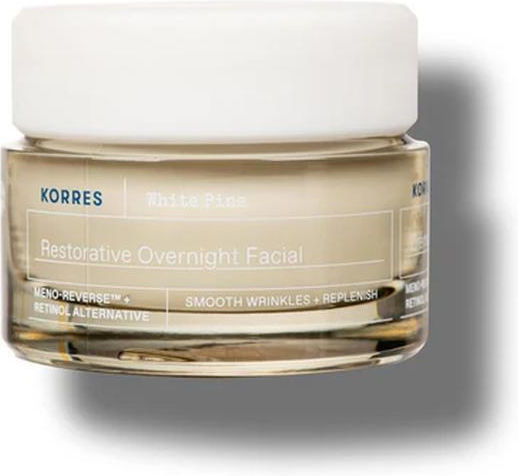 Korres White Pine Night Routine Σετ Περιποίησης για Αντιγήρανση 2τμχ
