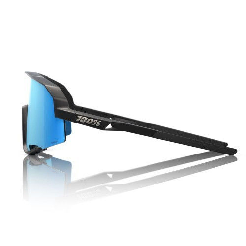 100% Cycling Glasses Slendale with Black Frame & Mirror Lenses