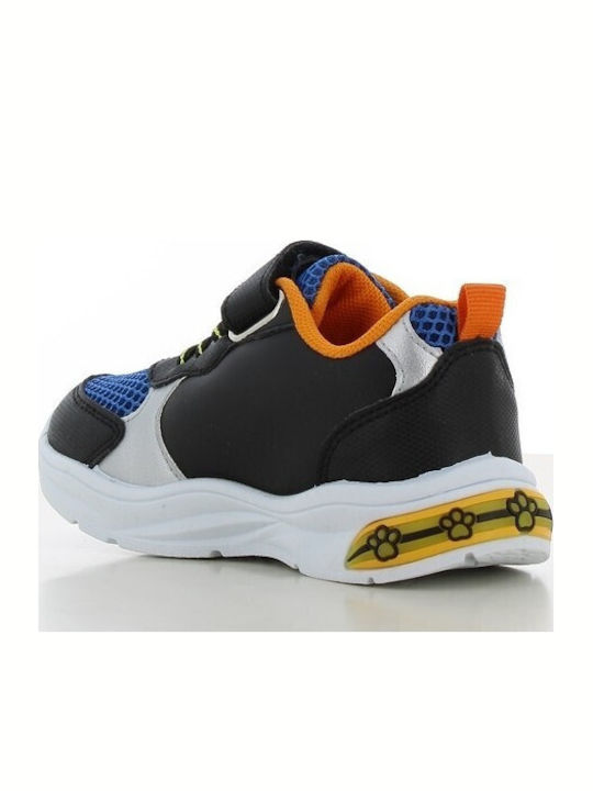 Παιδικά Sneakers με Σκρατς & Φωτάκια Μπλε