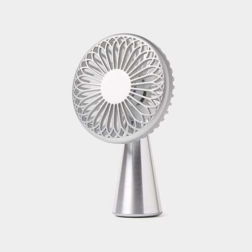 Lexon Design Wino Mini Portable Wireless Fan Light Lilac