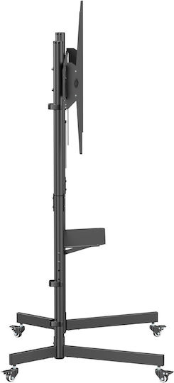 Equip 650637 Suport TV De Pardoseală Până La 70kg Negru