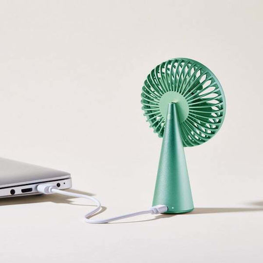 Lexon Design Wino Mini Portable Wireless Fan Light Lilac