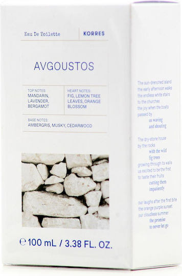 Korres Avgoustos Eau de Toilette 100ml