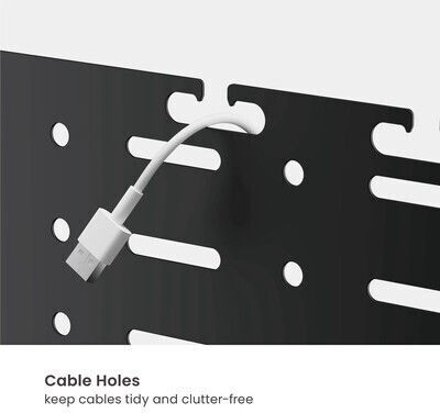 Brateck Cable Management Office Cc11-20-1 Metal 384x63x307mm Black