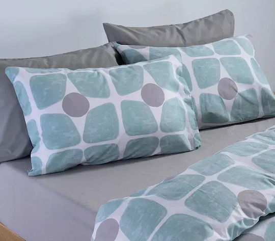 Nef-Nef Homeware Casual Σετ Μονό 3τμχ 100x200+35εκ. με Λάστιχο 3