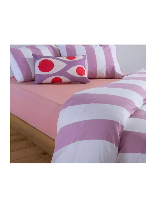 Nef-Nef Homeware Casual Bettlaken King Size mit Gummibettlaken 240x270cm 4 Stück