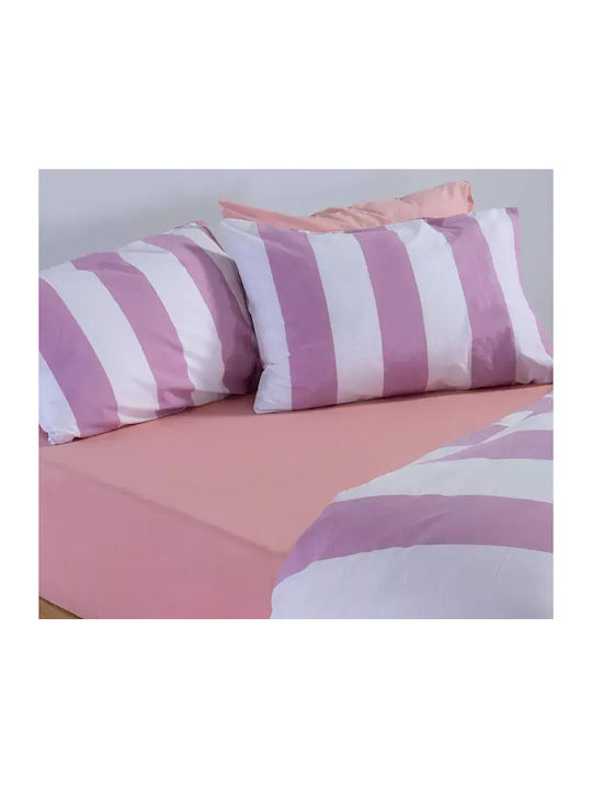 Nef-Nef Homeware Casual Bettlaken King Size mit Gummibettlaken 240x270cm 4 Stück