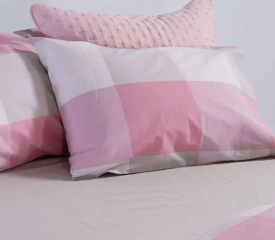 Nef-Nef Homeware Casual Σετ King Size 4τμχ 240x270+30εκ. με Λάστιχο 4