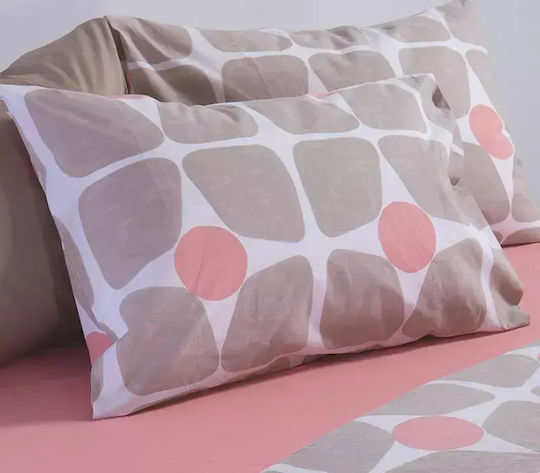 Nef-Nef Homeware Casual Bettlaken Set 3 Stück 170x270 cm Beiges