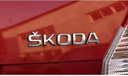 Aftermarket Σήμα Skoda New Πορτ-μπαγκάζ Silver Tc
