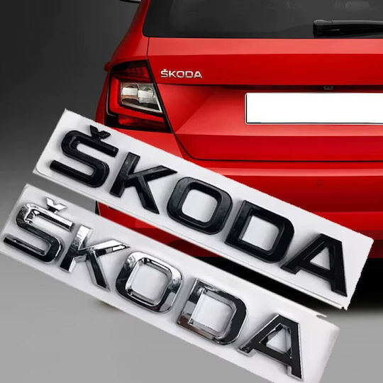 Aftermarket Σήμα Skoda New Πορτ-μπαγκάζ Silver Tc
