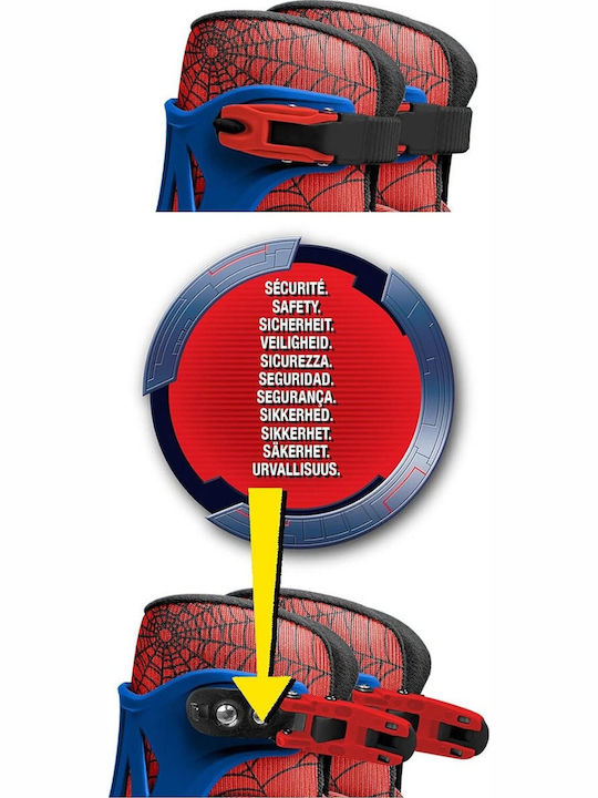 Stamp Spiderman Quad Rollers Μπλε Παιδικά