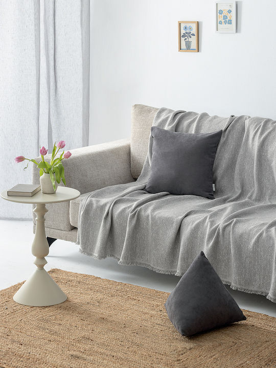 Palamaiki Ριχτάρι Τετραθέσιου Καναπέ 180x320εκ. Grey