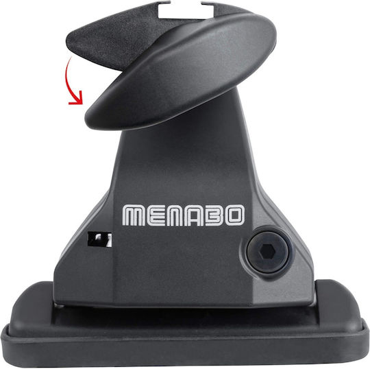 Menabo Omega Plus Black Cross Bars Bmw X1 F48 5 Doors 2019+ Model