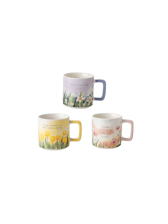 Marva Porcelain Purple Mug 350ml