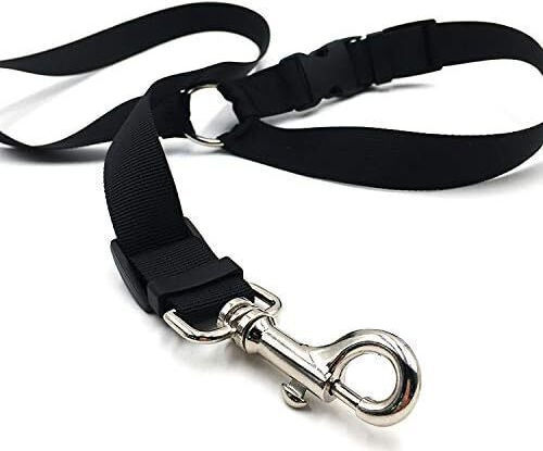 Adjustable Dog Car Seatbelt Black
