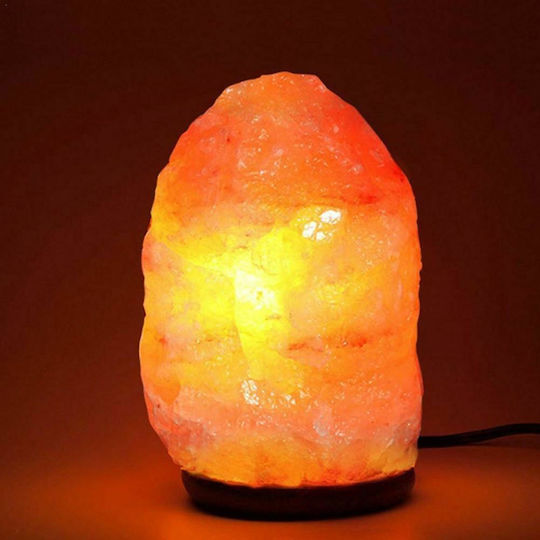 Gem Lamp from Natural Himalayan Salt Decorative Lamp Himalayan Salt Orange