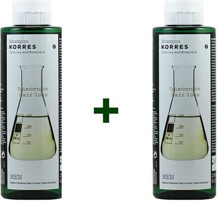 Korres Cystein & Spurenelemente Shampoos gegen Haarausfall 2x250ml
