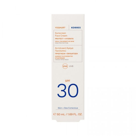 Korres Yoghurt Водоустойчив Слънцезащитен Крем за Лице и Тяло SPF30 в Спрей 150ml