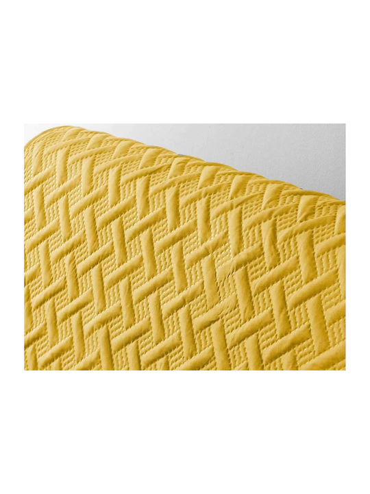 Douceur d'Intérieur Σετ Ελαστικά Καλύμματα Σαλονιού Yellow 179x179cm