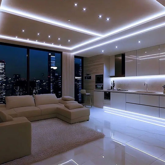 V-TAC LED Strip 24V Cold White Light 10m SMD2835 Type