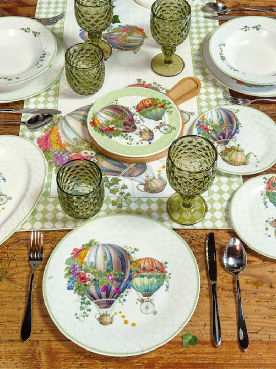 Marva Oval Melamine Serving Platter Green 50x35.5cm Marva Oval Melamine Serving Platter Green 50x35.5cm