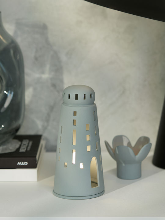 Raeder Lighthouse Suport Lumanare Ceramică Gri 9x9x19.2cm Raeder Lighthouse Suport Lumanare Ceramică Gri 9x9x19.2cm
