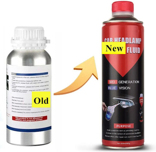 Professional Replacement Liquid Headlight Defogging Lamp 800gr Red Blue Vision 3rd Generation 3pcs Tc-383