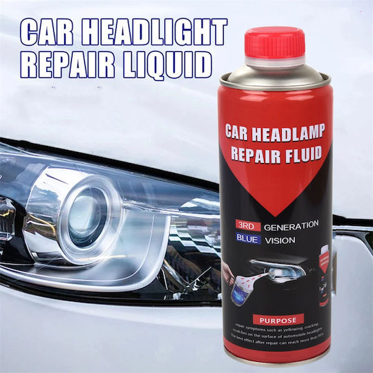 Professional Replacement Liquid Lamp Headlight Restoration 800gr Red Blue Vision 3rd Generation 2pcs Tc-382