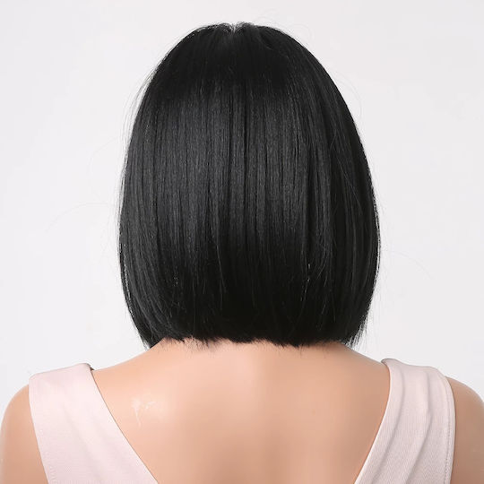 Animis Beauty Perucă Cu Păr Sintetic Negru 30cm
