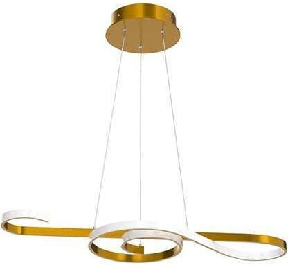 V-TAC Candelabru Suspendat Auriu LED cu Lumină Alb Cald 70x100cm