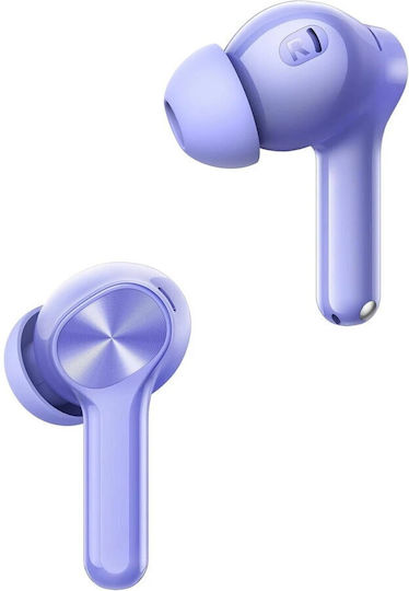 Realme Buds T200 Lite Bluetooth Handsfree Ακουστικά με Αντοχή στον Ιδρώτα και Θήκη Φόρτισης Μωβ