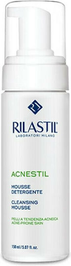 Rilastil Acnestil Schaumstoff Reinigung Gesicht für Akne-anfällige Haut 150ml