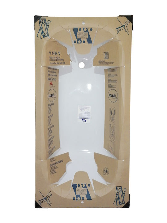 6-01-004 Stahlbadewanne 150x70cm 6-01-004 Stahlbadewanne 150x70cm