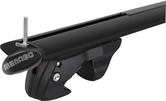 Menabo Dachträger Schwarz XXL Querriegel Citroen Berlingo B9 2008-2015