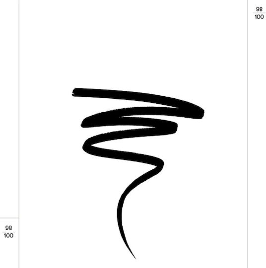 Korres Liquid Color Waterproof Pen Eye Liner 01 Black 1ml