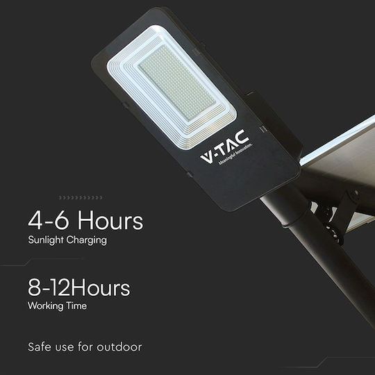 V-TAC Ηλιακό Φωτιστικό Δρόμου 50W με Ψυχρό Λευκό Φως 6500K IP65