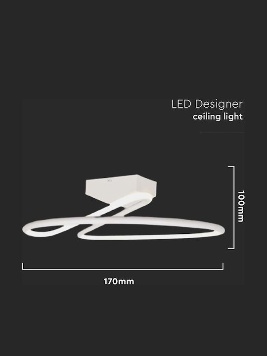 V-TAC LED Panel 24W με Φυσικό Λευκό Φως 4000K