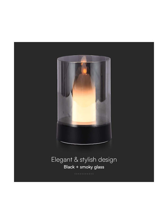 V-TAC Lămpi Decorative Pentru Masă LED Alb Cald 3000K Lumânare 8.5x13cm