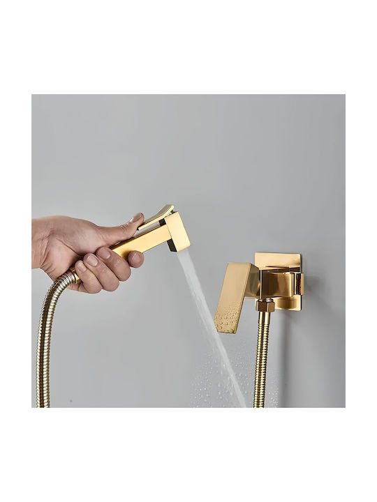 Wand Bidetarmaturen Gold
