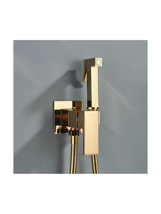 Wand Bidetarmaturen Gold