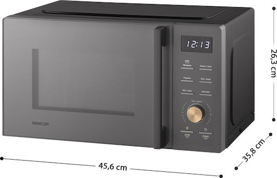 Sencor Mikrowellenofen mit Grill 20lt Schwarzer