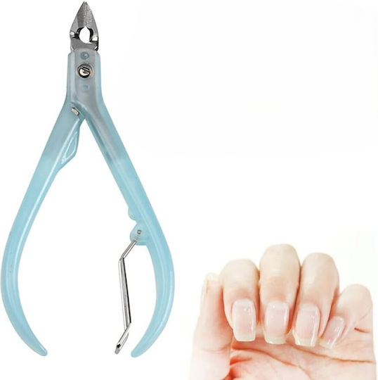 Cuticle Remover Clipper Ubx Stainless Steel Plastic 9.5 X 6 Cm Blue