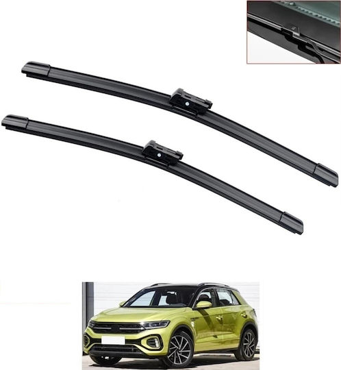 Best-Ka Преден Комплект Автомобилни Чистачки 660mm/480mm За Volkswagen Т-Рок 2017-2023