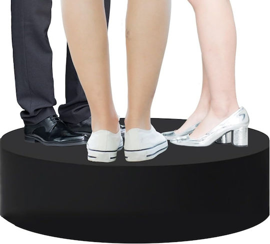 Runde Sockel Für Mannequin 60x20 Cm Schwarzer Präsentationsständer