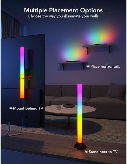 Govee Smart Декоративно Осветително Тяло TV Light LED RGBIC Бар 2 бр Govee Smart Декоративно Осветително Тяло TV Light LED RGBIC Бар 2 бр