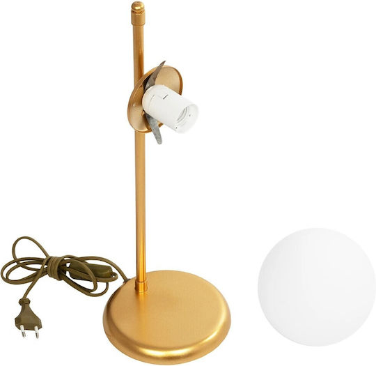 GloboStar Decorative Lamp with Socket for Bulb E27 Gold